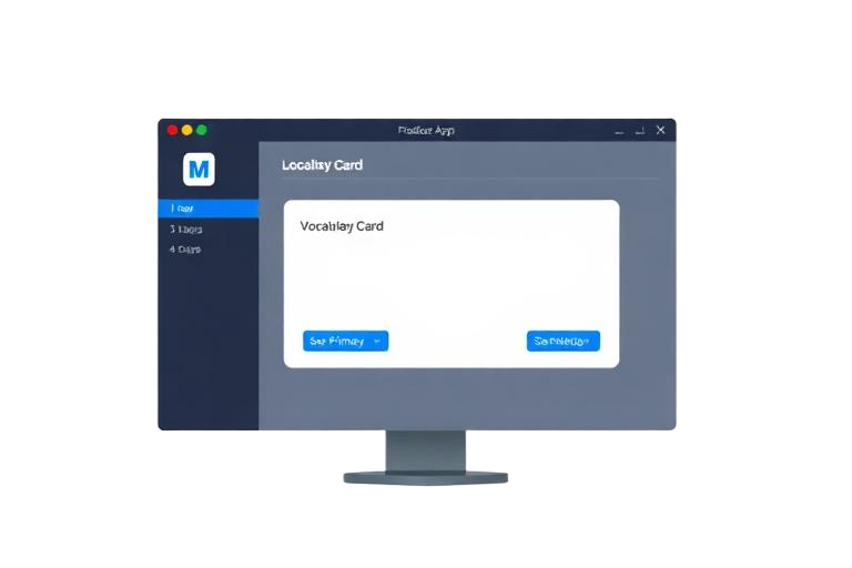 Lance l'app depuis ton bureau